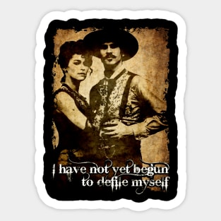 Doc Holliday And Kate Design Tombstone Sticker